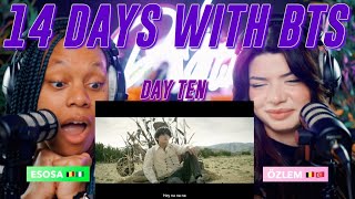 14 DAYS WITH BTS  DAY TEN Interlude  Shadow Black Swan 2 Outro  Ego and ON 2 reaction [upl. by Atenik]