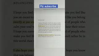 Belonging shortvideo trendingshorts lifequotes [upl. by Seyler]