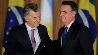 Bolsonaro y Macri renuevan su apuesta por el Mercosur [upl. by Hui]