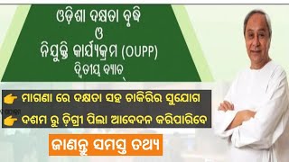 Odisha Upskilling And Placement Program  Free Training And Job  OUPP [upl. by Nitin]