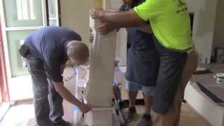 Part 2 of 4 How to Install a Fireplace Mantel Chimney Piece amp Hearth [upl. by Evvy]