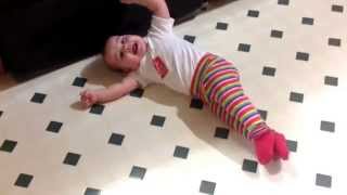 Sawyer crawling at 14months with spastic diplegia cerebral palsy [upl. by Keefer]