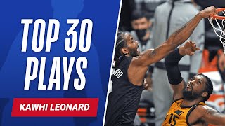 Kawhi Leonards 30 BEST PLAYS  NBABirthdays 🎂 [upl. by Yoreel]