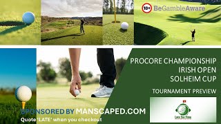 Procore Championship  Irish Open  Solheim Cup  Golf Betting Preview [upl. by Aneehsal]