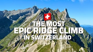 The most epic ridge climb hike in Switzerland Ebenalp to Säntis [upl. by Fortna]