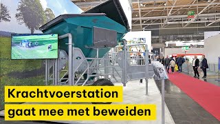 Krachtvoer in de wei bijvoeren met mobiele krachtvoerbox [upl. by Drucy]