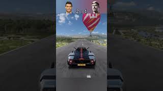 cristiano Ronaldo VS MRbeast  forza horizon 5  shorts [upl. by Tarfe]