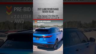 THIS 2022 LAND ROVER RANGE ROVER VELAR IS UP FOR AUCTION SEPT 27th 9AM EDT ON CAIAAICOM [upl. by Fanchie]