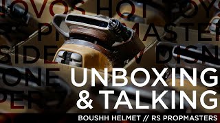 RS Propmasters Boussh Helmet  Unboxing amp Talking [upl. by Attekram]