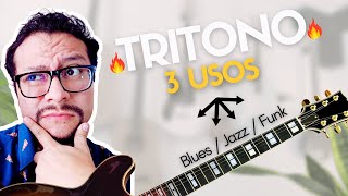 Cómo usar el tritono en la guitarra  3 Formas para sonido funkjazzfusión [upl. by Lehcim606]