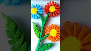 Foam Sheet Decoration For Kids Room foamsheetflowers diy shorts youtubeshorts [upl. by Naleek]