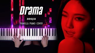 aespa  Drama  Piano Cover by Pianella Piano [upl. by Annayrb]