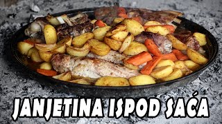 JANJETINA ispod SAĆA Lungić i Povrće l ROASTED LAMB Under The Bell amp Pork Tenderloin [upl. by Naitsirhk804]