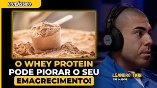 LEANDRO TWIN EXPLICA o USO de WHEY PROTEIN para EMAGRECER [upl. by Gibbs]