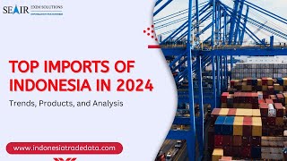 Top Imports of Indonesia in 2024 Trends Products and Analysis [upl. by Akiwak]