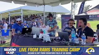 Sedano amp Kap LIVE from Rams Camp What expectations do the Rams have this season Tune in now [upl. by Nevak]