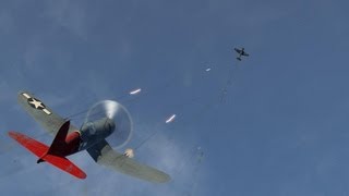 War Thunder  FRB Gameplay F4U Shooting Something [upl. by Riley241]