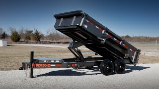 DJX  14K HeavyDuty Dump Trailer  MAXXD 2021 [upl. by Deyes]