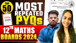 50 Question PYQs MOST REPEATED  ONE SHOT MATHS HSC BOARD EXAM 2024  Abhishek Sir Chemistry ASC [upl. by Cuthbert]