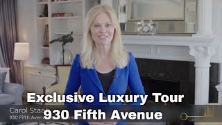 Exclusive New York Luxury Property Tour  930 Fifth Avenue [upl. by Aniat]