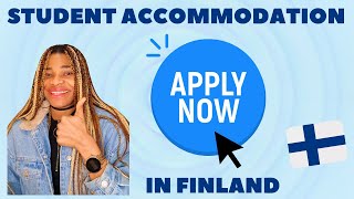 How To Apply For Student Accommodation In Finland  Study in Finland [upl. by Hsac]