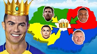 FC 24 Map Battle Last Team Standing Wins Top Trios messi vs ronaldo vs haaland vs mbappe [upl. by Adnorahc282]