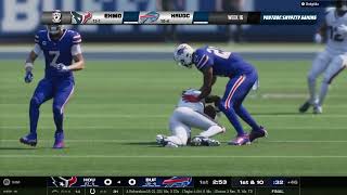 OMFL WEEK 16 GOTW TEXANS VS BILLS SNYPZ ON THE CALL [upl. by Lotus]