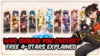 WHO SHOULD YOU CHOOSE LANTERN RITE FREE 4STAR REVIEW  Genshin Impact 44 [upl. by Aivlis545]