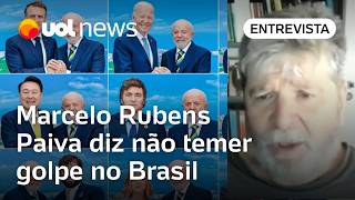 Plano de golpe é insano mas não me dá medo tenho fé no Brasil diz Marcelo Rubens Paiva [upl. by Maclean]