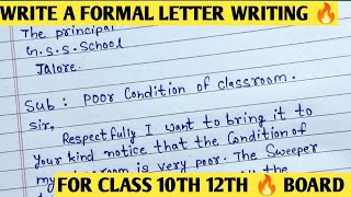 Formal letter  Formal letter writing in english  Formal letter format formal letter writing 🔥 [upl. by Cosenza359]