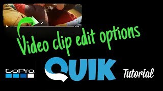 GoPro Quik App  Video Edit tutorial  GoPro Quik slow motion and the new trim features [upl. by Akinak]