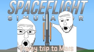 Landing on Mars in Spaceflight Simulator [upl. by Ahseyk]