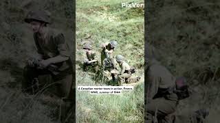 A Canadian mortar team in action France WWII summer of 1944 [upl. by Adrianna]