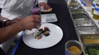 Josiah Citrin prepares a beef salad at Mélisse in California [upl. by Naleag]