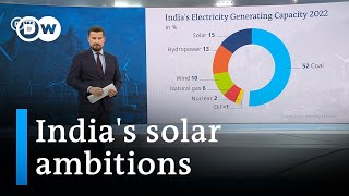 India calls for massive investment into solar power  DW Business [upl. by Phedra880]