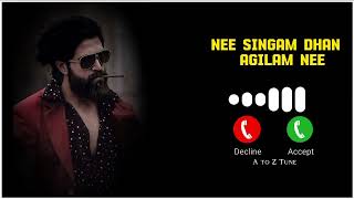 nee singam dhan x agilam nee full ringtone [upl. by Novart]