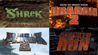 All Dreamworks Title Cards 19982022 [upl. by Atiluap]