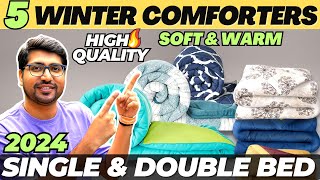 🔥BEST COMFORTERS BLANKET IN INDIA⚡ BEST COMFORTER FOR HEAVY WINTER⚡BEST COMFORTERS IN INDIA [upl. by Merrill]