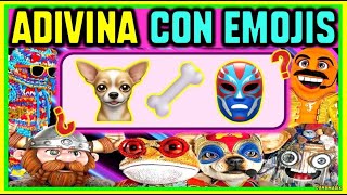 QUIEN ES LA MÁSCARA 6  ADIVINA A LOS PERSONAJES CON EMOJIS  TELEVISA [upl. by Ydnahs]