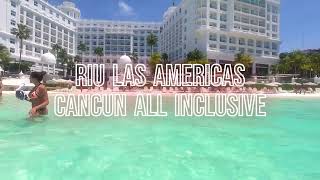 RIU Palace Las Americas Cancun AllInclusive  Complete Resort and Room tour [upl. by Masuh]