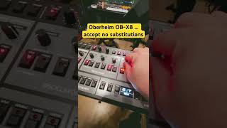 Oberheim OBX8 Analog Synth Brassy Jazz Chords synth oberheim obx8 analog vintage jazz [upl. by Clifford]