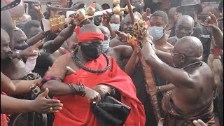 KING OTUMFUO OSEI TUTU II PERFORMING FONTOMFROM DANCE AT MANHYIA PALCE [upl. by Amirak]