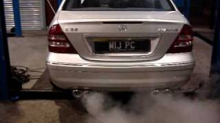 Mercedes C32 AMG MIJ Performance Stainless Steel Exhaust [upl. by Mack]