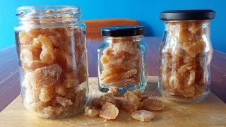 Candied Ginger Recipe [upl. by Rita]