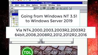 Going from Windows Server NT351 to Windows Server 2019 in a minute Via all Windows Server version [upl. by Lamaj706]