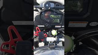 V Strom 1000cc 2019 close to top speed [upl. by Ehtyaf]