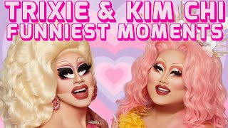 Trixie Mattel amp Kim Chi Funniest Moments [upl. by Rodina]