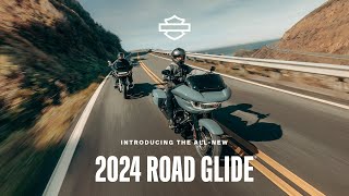 2024 HarleyDavidson Road Glide Motorcycle  Blacktop and Black Sands [upl. by Rumery]