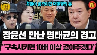 장윤선 만난 명태균의 경고 “구속시키면 10배 이상 갚아주겠다” 20241029 화요일 클립 김종대 장윤선 [upl. by Pump57]