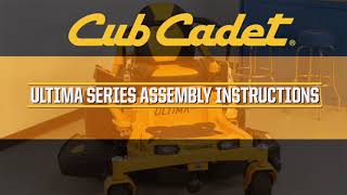 How To Assemble a Cub Cadet Zero Turn Lawn Mower [upl. by Nosila]